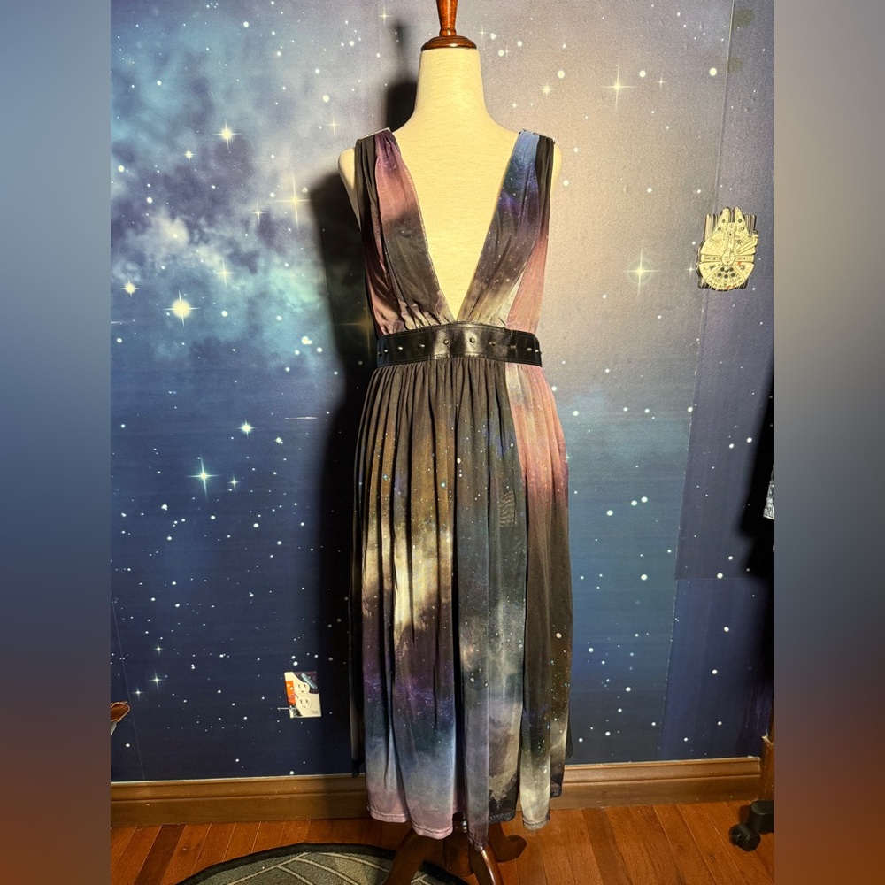 ASOS x Star Wars, Galaxy Printed Full Dress